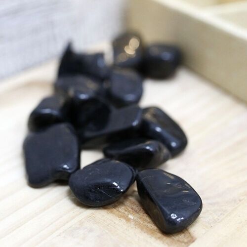 Piedras naturales irregulares - turmalina negra 200gr.
