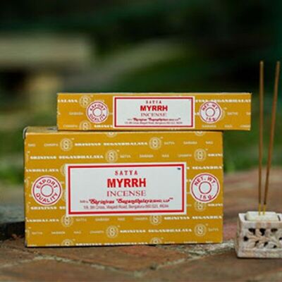 12 Satya Incense 15gr - Myrrh
