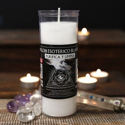 3 Esoteric candle - White