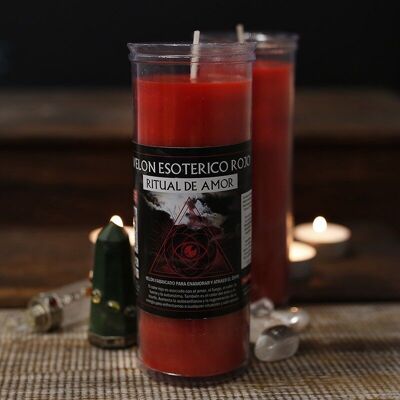 3 Esoteric candle - Red