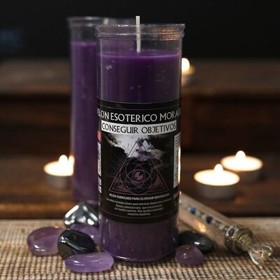 3 Esoteric candle - Purple