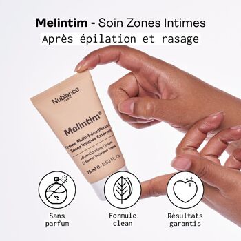 Melintim Crème Multi-Réconfortante Zones Intimes Externes, 75 mL 6