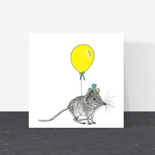 Animal Birthday Card - Elephant Shrew // Eco-friendly Cards // Wildlife Art Cards