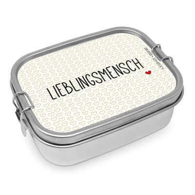 Lieblingmensch Steel Lunch Box