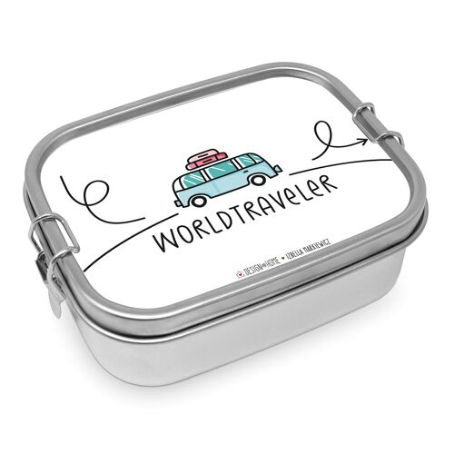Worldtraveler Steel Lunch Box