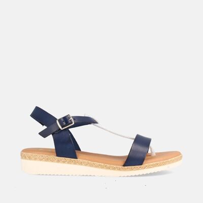 SANDALIAS CON CUÑA BAJA PARA MUJER ANA MARINO