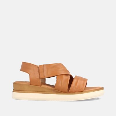WOMEN'S WEDGE SANDAL IN DESIRED LEATHER