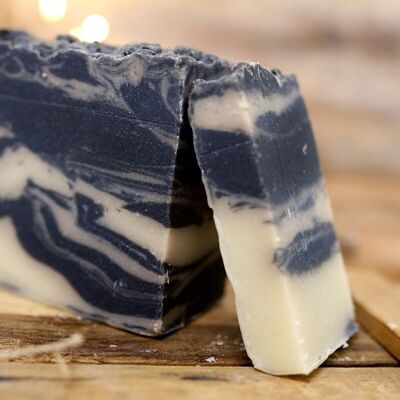 Artisan olive oil soap - Charcoal and goat's milk