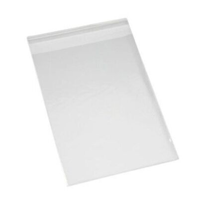 Pack 500 units. PP bag with adhesive flap 12x18