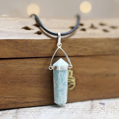 Point pendant - Amazonite