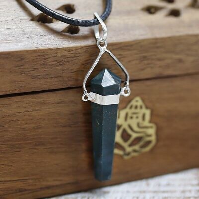 Spike Pendant - Bloodstone