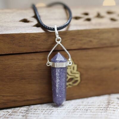 Point pendant - Lepidolite