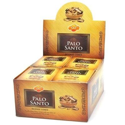 12 pack Conos incienso Sac - Palo Santo