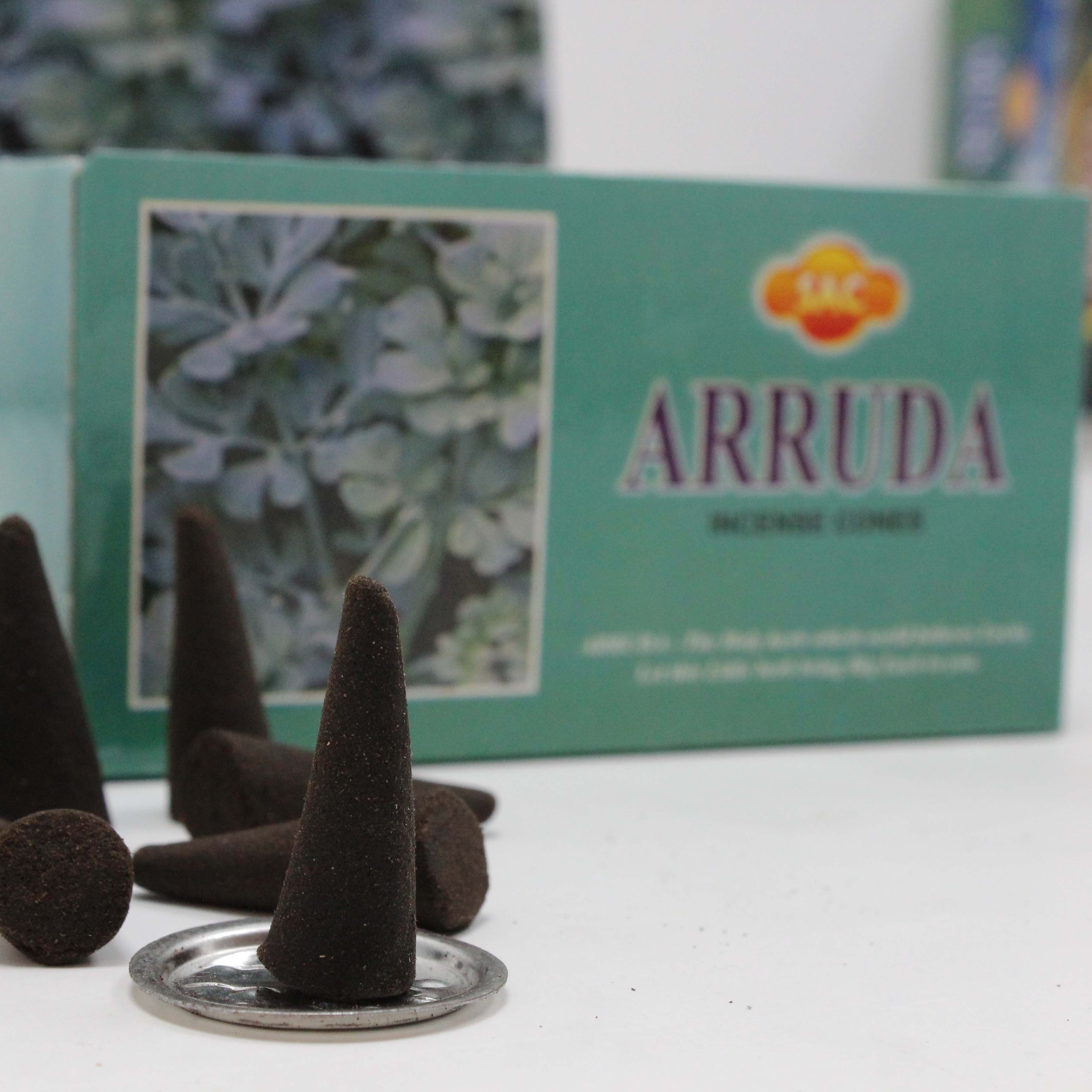 12er-Pack Räucherkegelbeutel – Rue