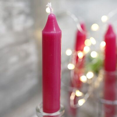 24 candele candelabri - fucsia