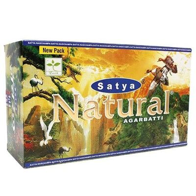 12 paquets d'encens naturel Nag Champa 15g