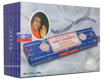 12 paquets de Nag Champa 40 g 2