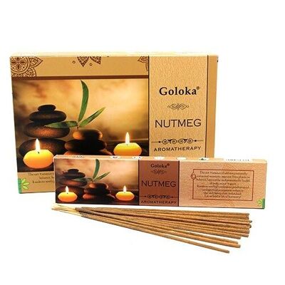 12 noix de muscade d'aromathérapie Goloka