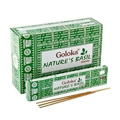 12x Goloka nature's Basil - incense