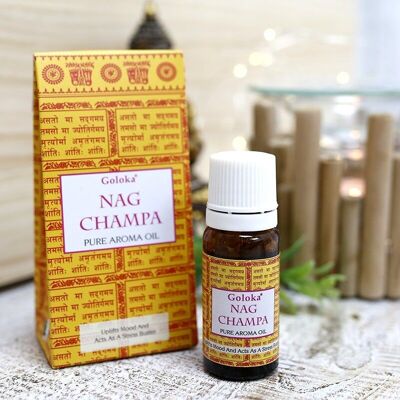 12 Goloka Fragrance Oils - Nag Champa