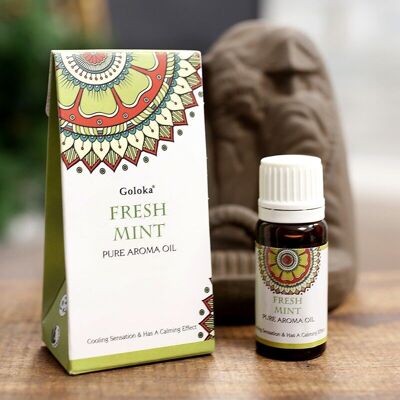 12 Goloka Fragrance Oils - Fresh Mint