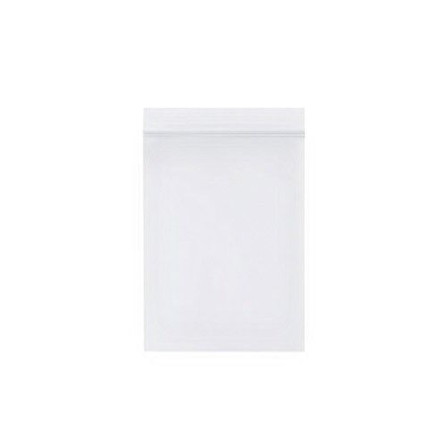 Paquet de 500 sachets PE avec fermeture zip 8x12 cm