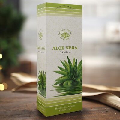 6 confezioni di incenso dell'albero verde - Aloe vera