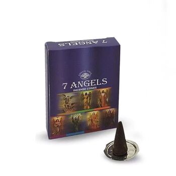 12 paquets de cônes d'encens Green Tree - 7 anges 1