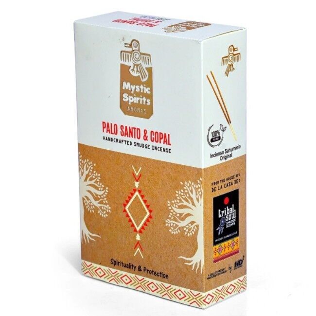 12 Packs d'encens Tribal Mystic Spirit - Palo santo et copal