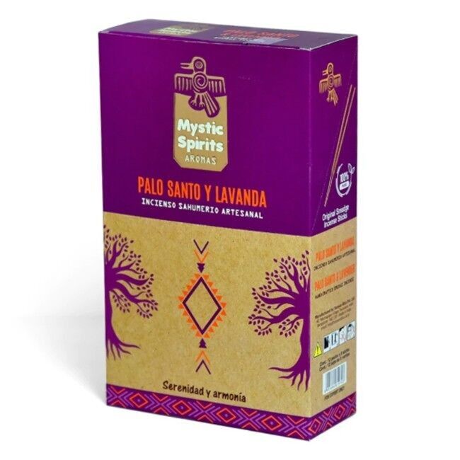 12 Packs d'encens Tribal Mystic Spirit - Palo santo et lavande