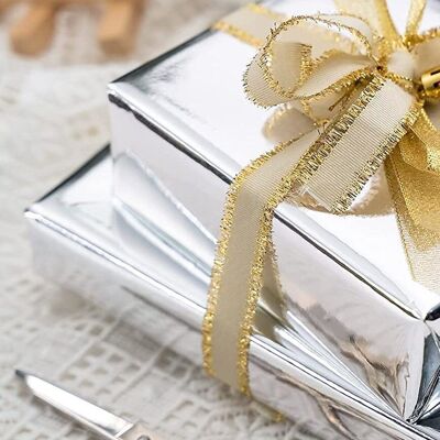 Silver soap wrapping paper - (500 approx)