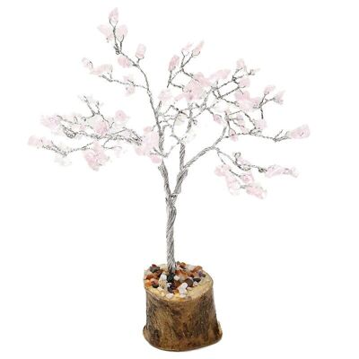 Feng Shui Gem Tree - 100 Rose Quartz Gems