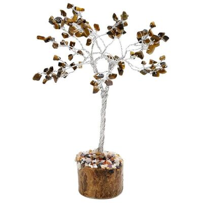 Feng Shui Gem Tree - 100 Tiger Eye Gems