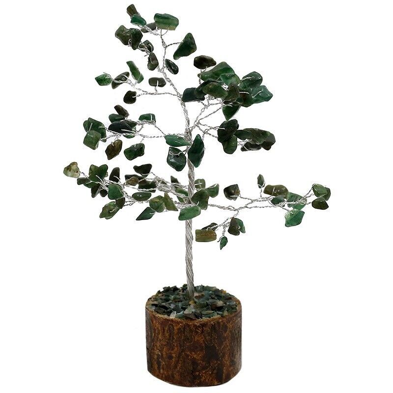 Arbre à pierres précieuses Feng Shui - 100 pierres précieuses en mica