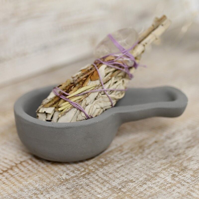 3 Porte-Encens en Argile - Gris