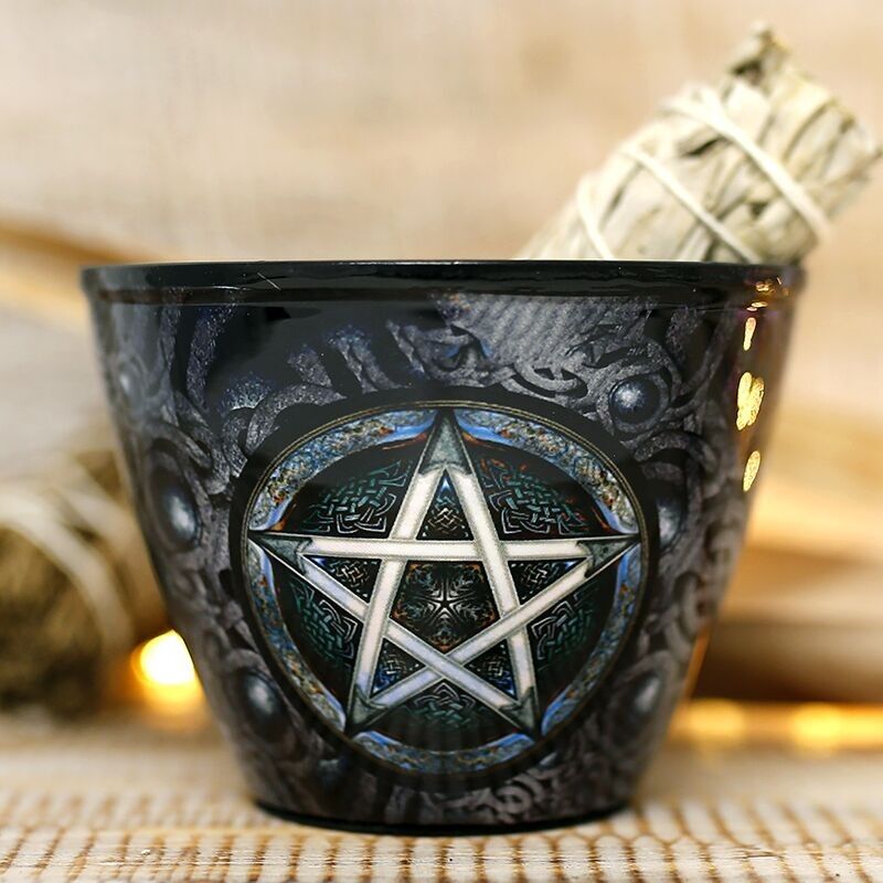 Metal bowl for Sahumar - Pentagon