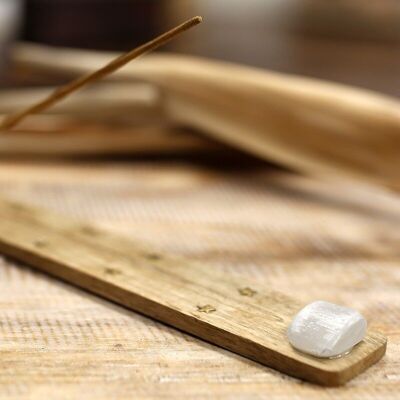 6 Incense Holders - Selenite