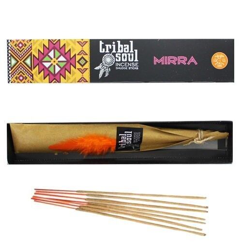 12 Packs d'encens Tribal Soul - Myrrhe