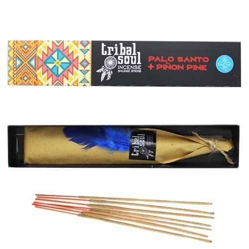 12 Packs d'encens Tribal Soul - Palo santo et pignon de pin