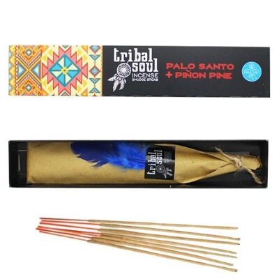 12 Packs Tribal Soul incense - Palo santo and pine nut
