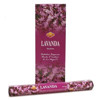6 Packs lavender incense sac