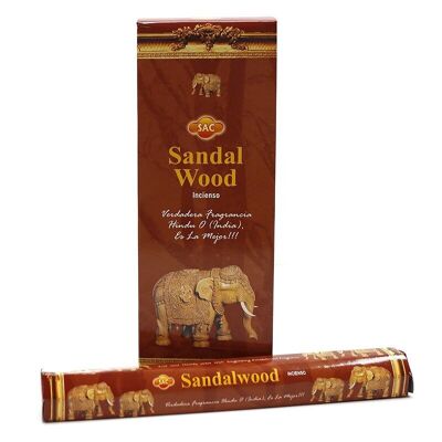 6 Packs incense sac sandalwood