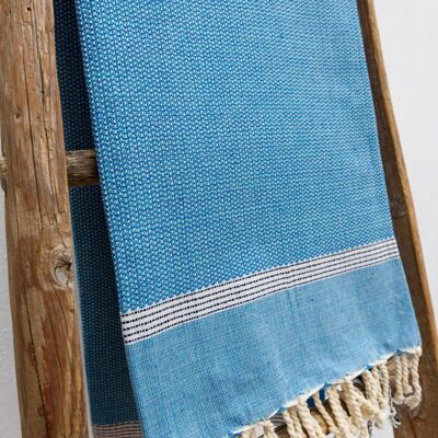 Fouta Toalla de playa Bohemia Turquesa