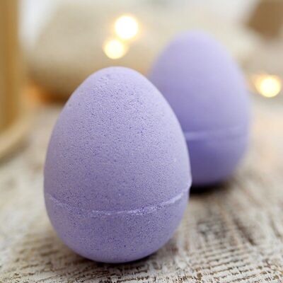 30 Egg Bath Bombs - Lavender