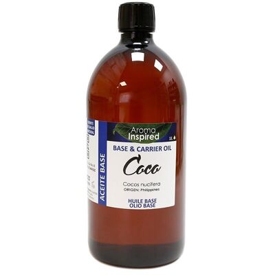 Huile de base de noix de coco 1L