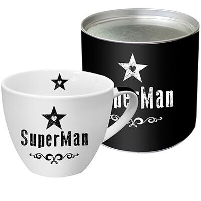 Grande tasse GB SuperMan noir