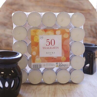 Pack of Roura nightlight candles (package of 50 units)