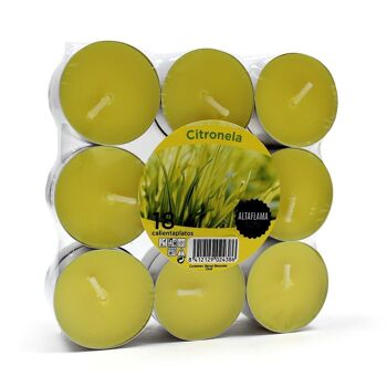 1 paquet de bougies veilleuses à la citronnelle (paquet de 18 unités) 2