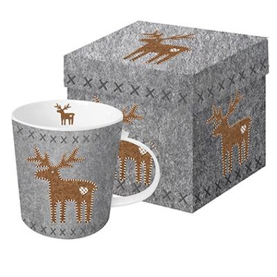 Trend Mug GB Felt Reindeer