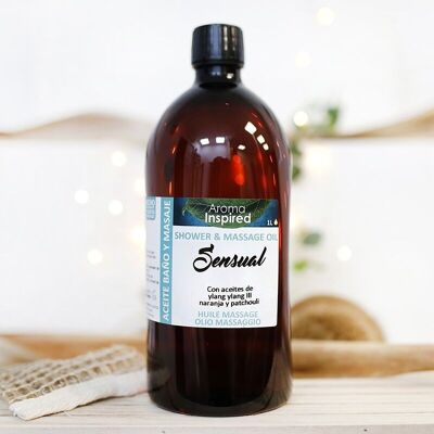 Huile de massage 1 litre - Sensuelle